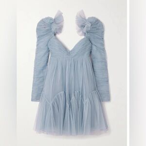 Zimmerman ruched tulle mini dress 👗
